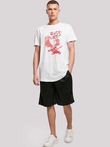 F4NT4STIC Shirt 'Bugs Bunny Shogun' in Wit