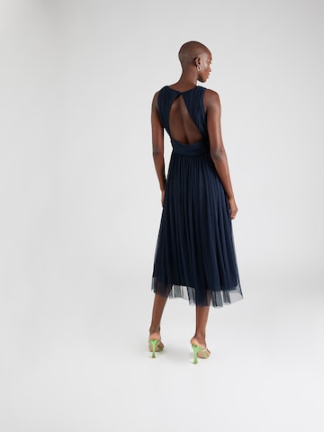 LACE & BEADSKoktel haljina 'Freesia' - plava boja