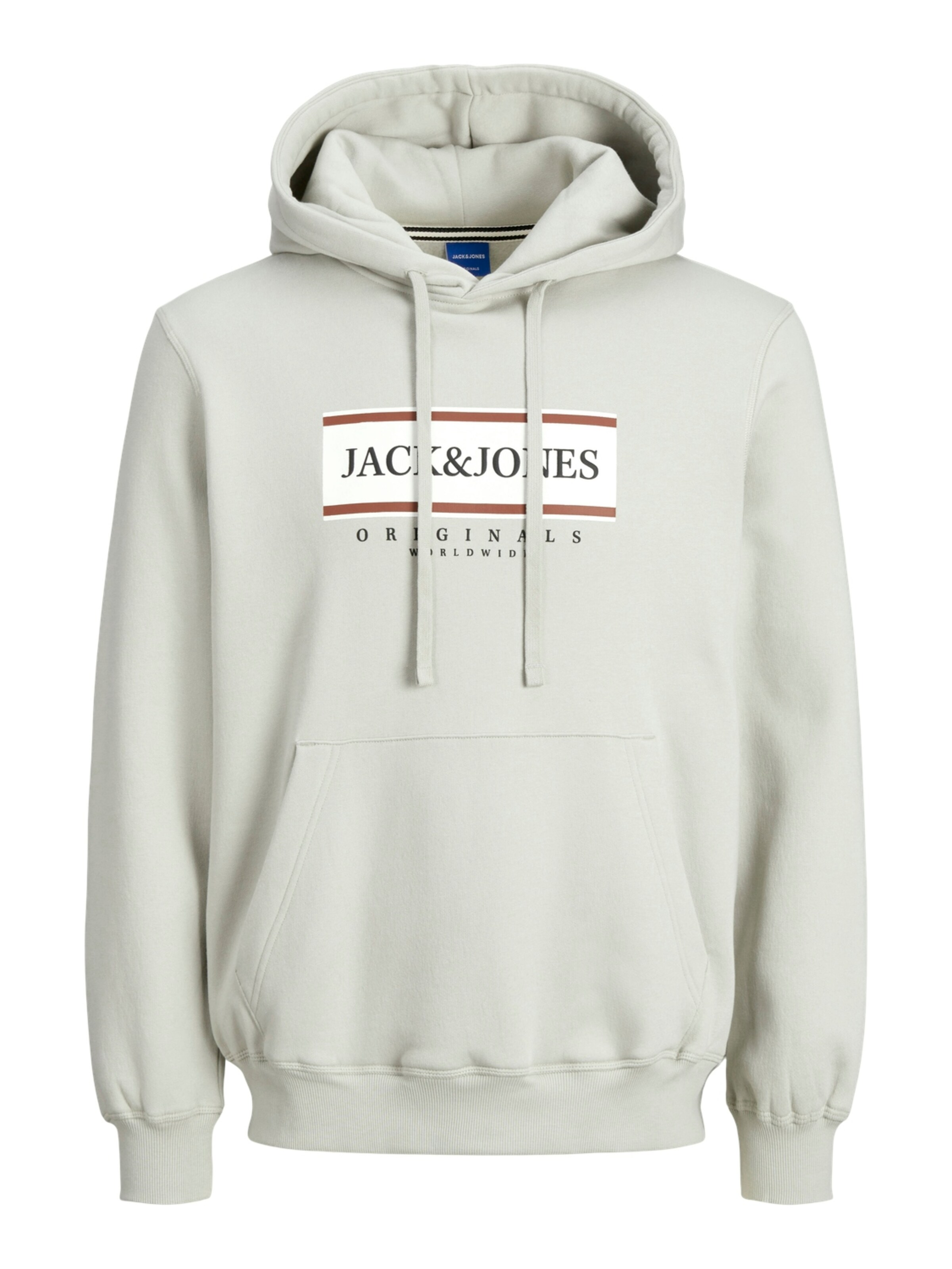 JACK & JONES Tréning póló 'JORFREDERIKSBERG' - szürke: elől