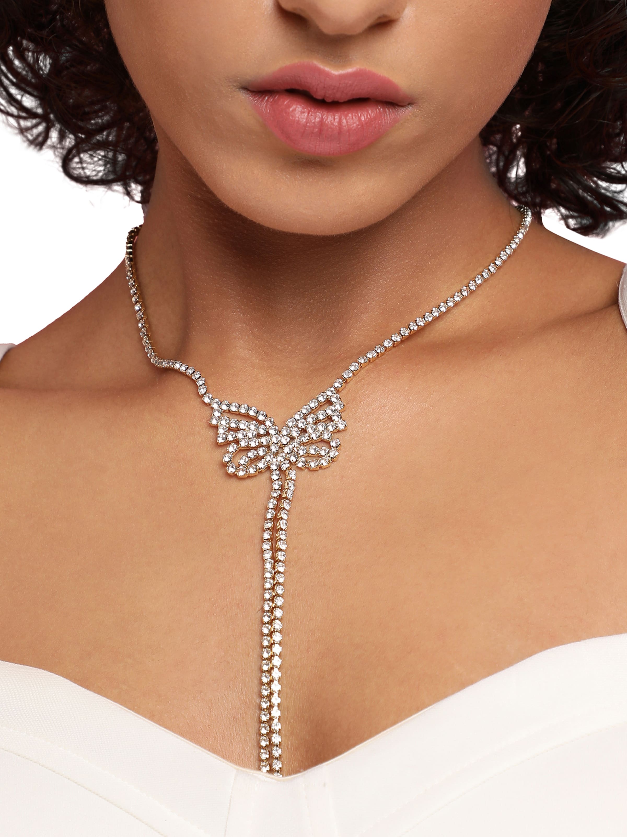 SOHI Retiazka ' Mooli ' - Strieborná: predná strana