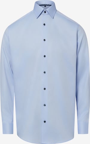 Chemise business Finshley & Harding en bleu : devant