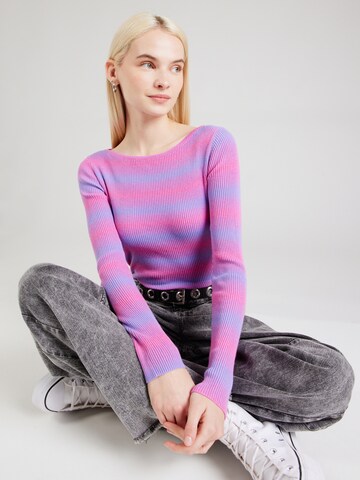 Monki Sweater in Purple: front