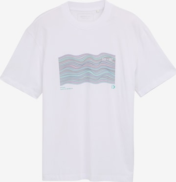 TOM TAILOR DENIM - Camisa em branco: frente