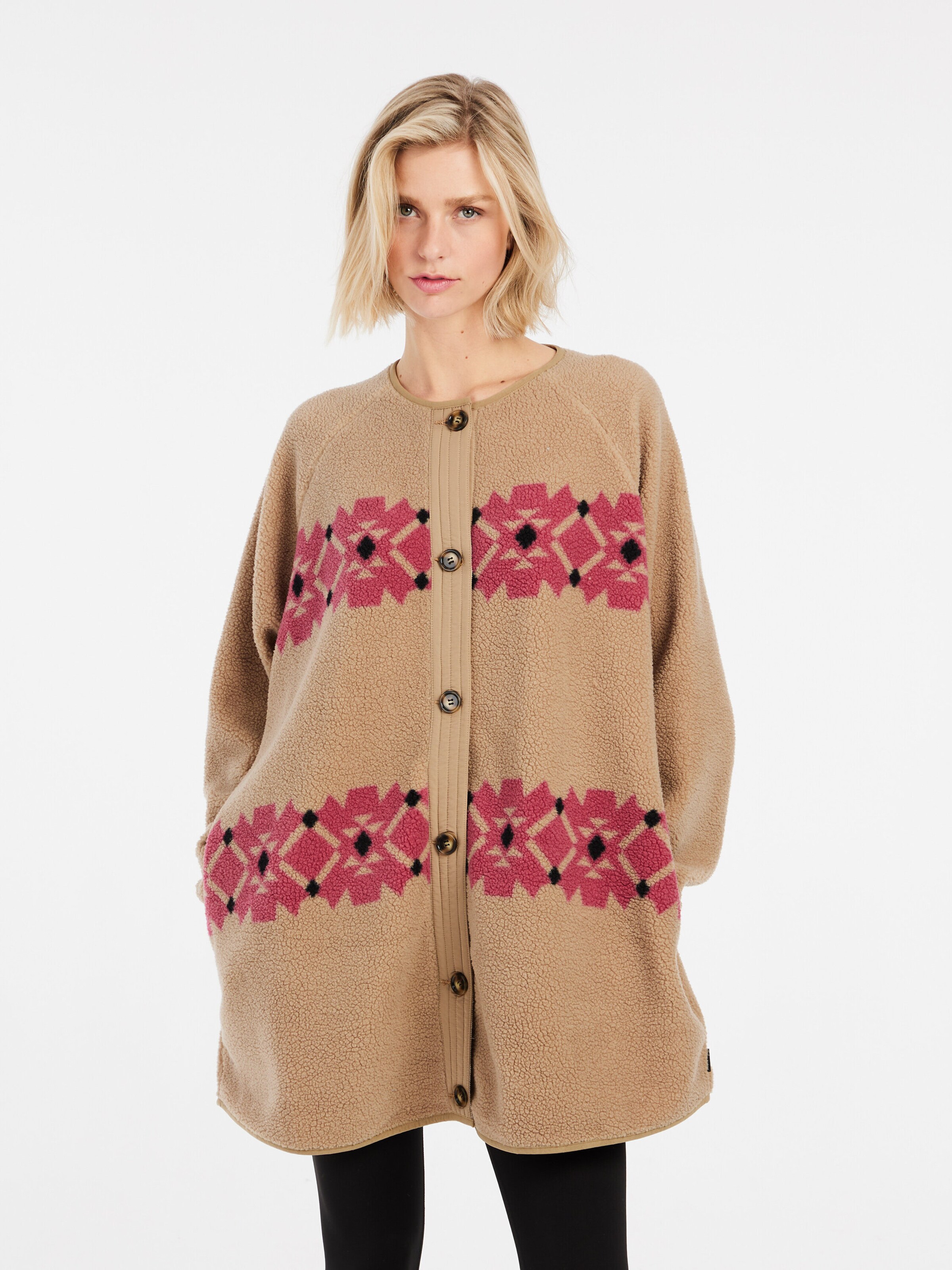 PROTEST Winter jacket 'PRTJIN' in Brown: front