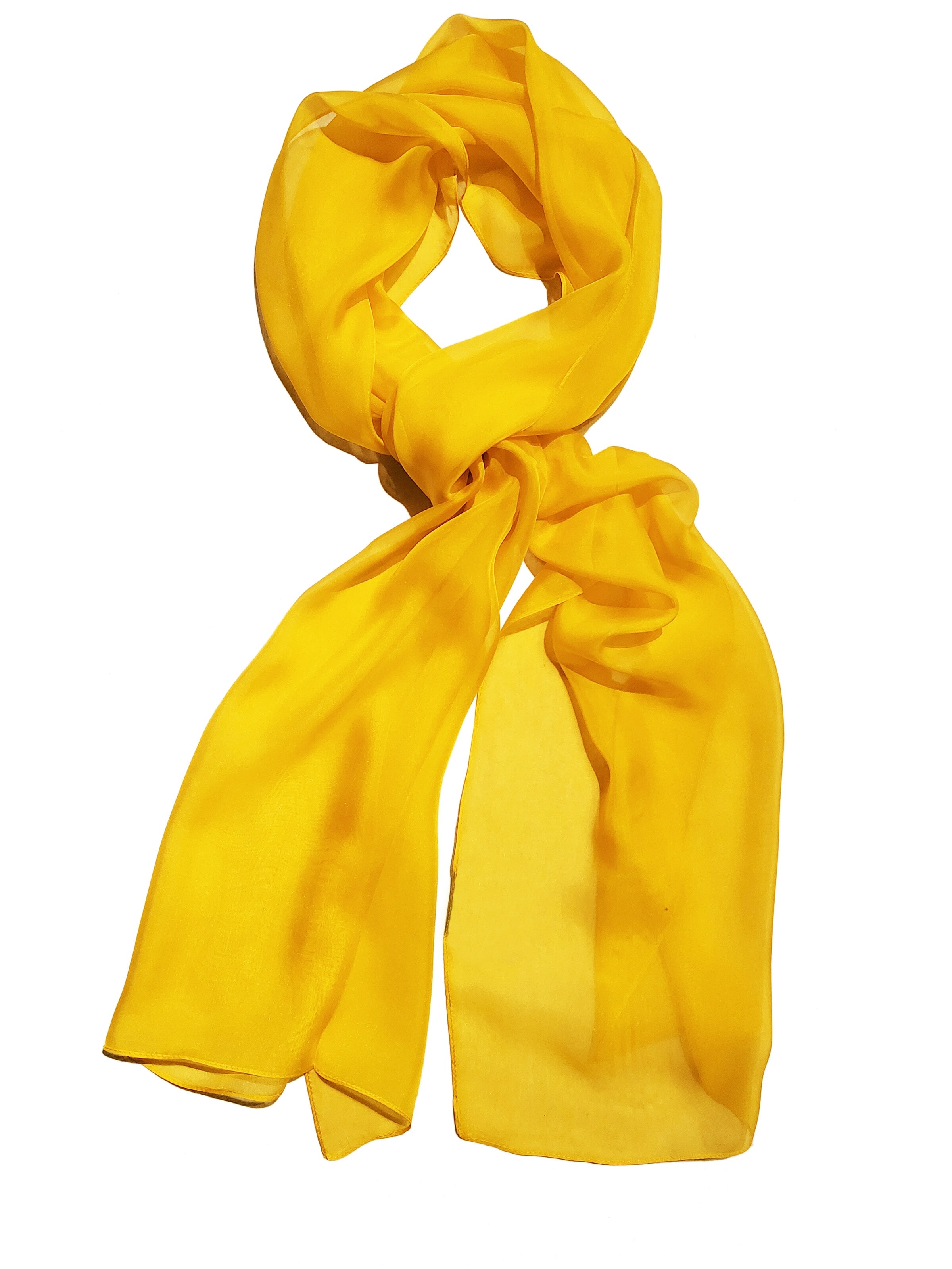 Posh Gear Schal 'Chiffon Scialle'‌ in Gelb: Vorderseite