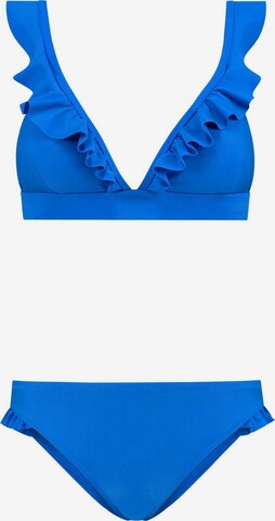 Shiwi Bikini 'Bobby' in Blue: front