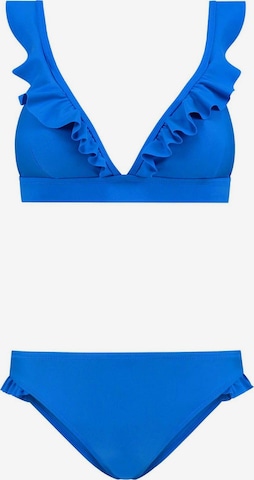 Shiwi Bikini 'Bobby' in Blue: front