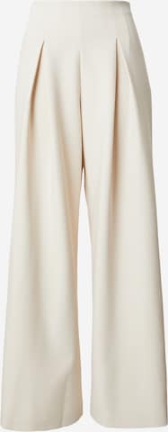millane Szeroka nogawka Spodnie 'Highwaisted Palazzo' w kolorze beżowy: przód