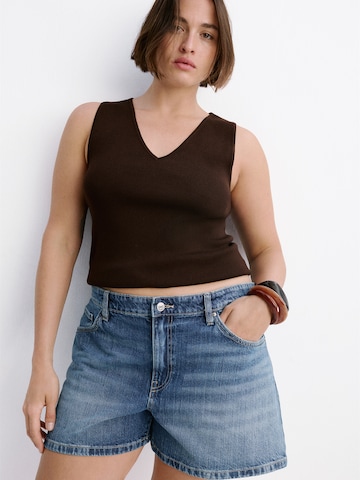 Regular Jeans 'ZOEY' de la MANGO pe albastru