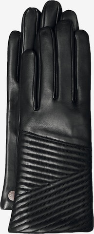 Gretchen Full Finger Gloves in Black: front