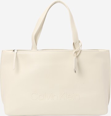 Calvin Klein Nákupní taška – béžová