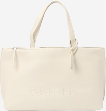 Calvin Klein Torba shopper w kolorze beżowy