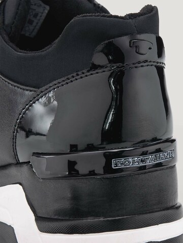 TOM TAILOR Sneakers low i svart