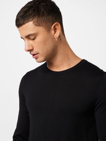 BOSS Sweater 'Leno-P' in Black