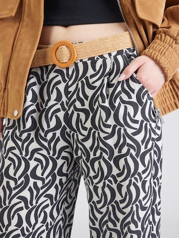Wide Leg Pantalon à pince 'Mi44laa' ZABAIONE en noir