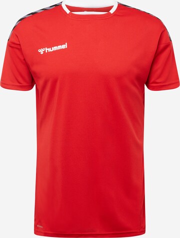 T-Shirt fonctionnel Hummel en rouge : devant