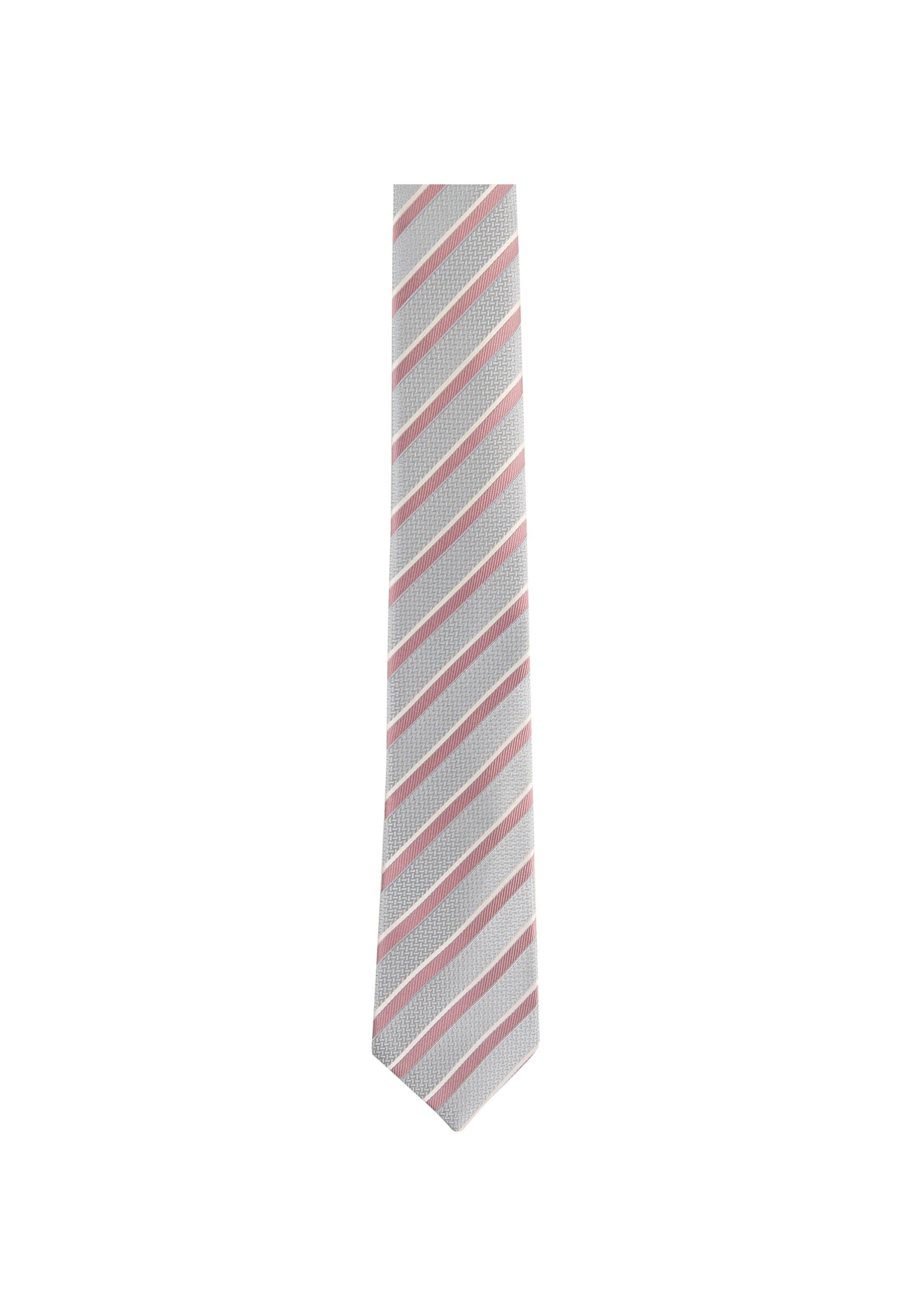 JOOP! Cravate en Taille unique en gris clair / pitaya / rose ancienne / blanc, Vue avec produit