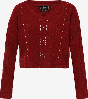 faina - Pullover em vermelho: frente