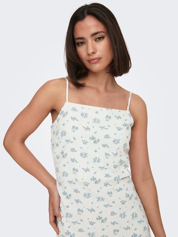 ONLY - Vestido de verão 'CARO' em branco