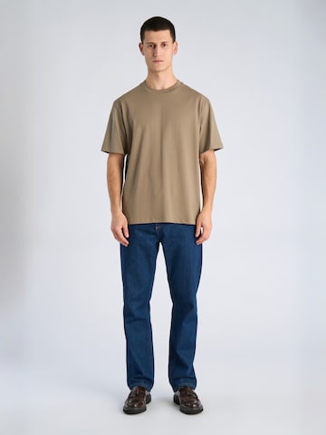 T-Shirt Lindbergh en marron