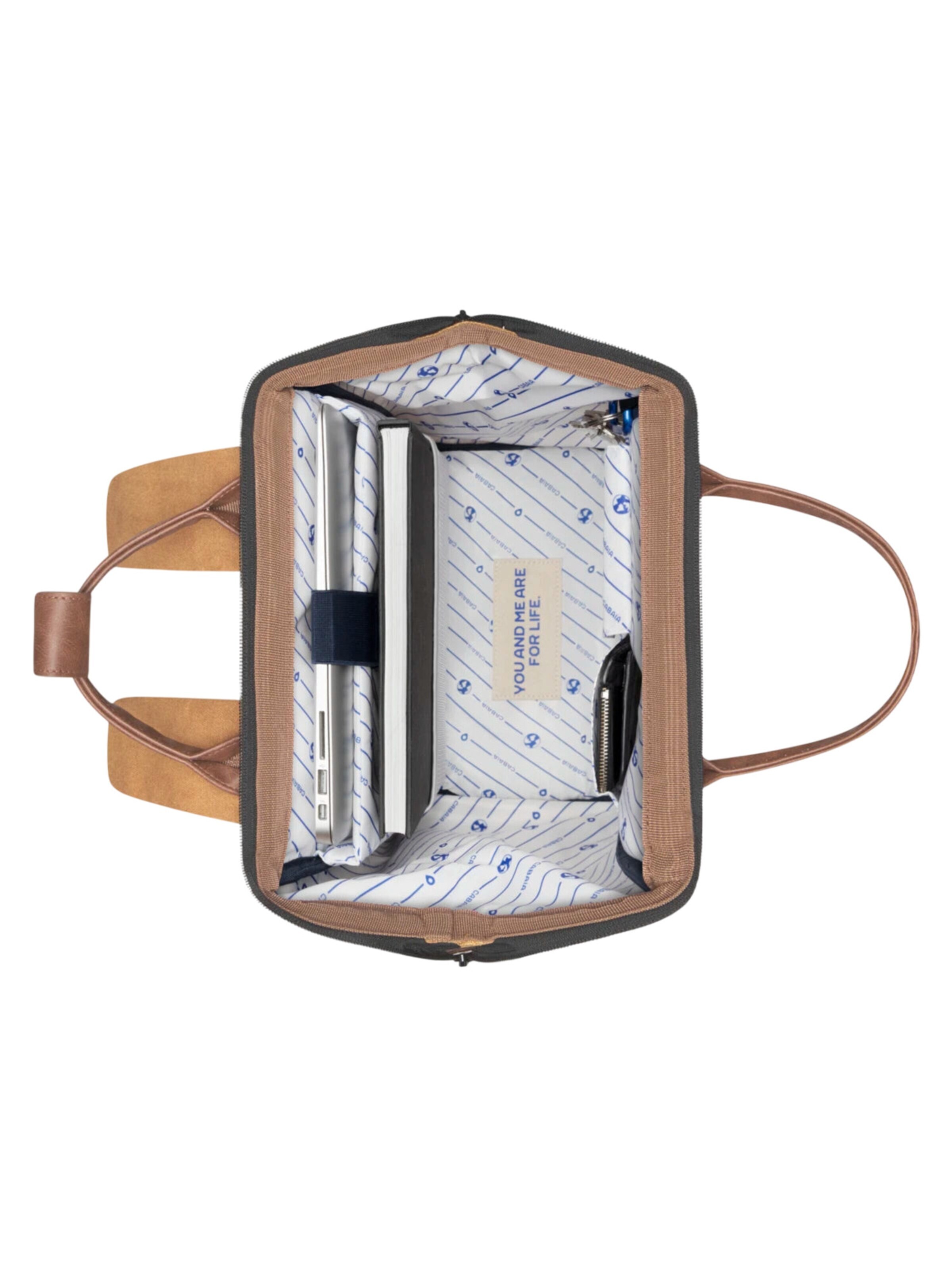 Cabaia Rucksack 'Colombo M'‌‌‌‌‌‌‌‌‌ in Braun