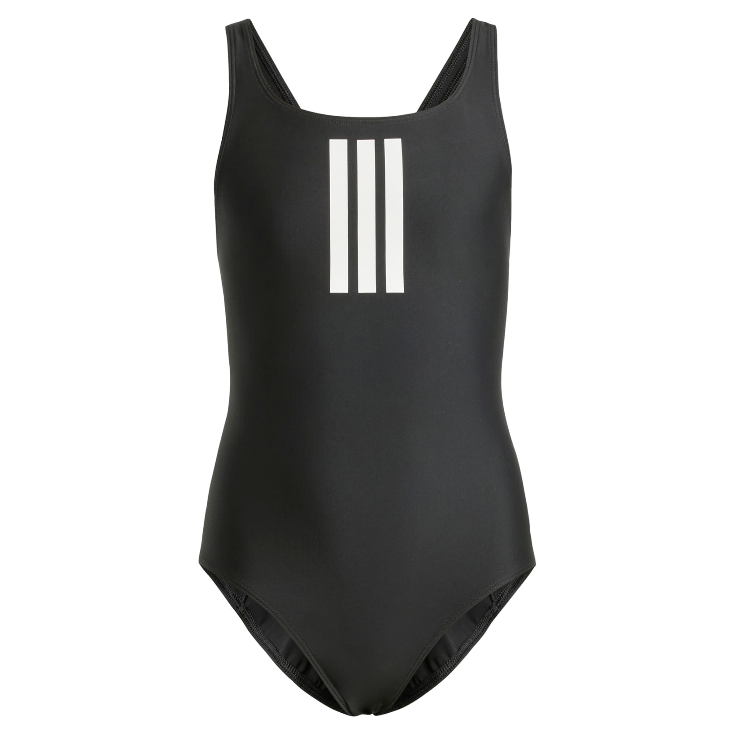 ADIDAS PERFORMANCE - Moda de baño deportiva '3-Stripes Swimsuit' en negro: frente
