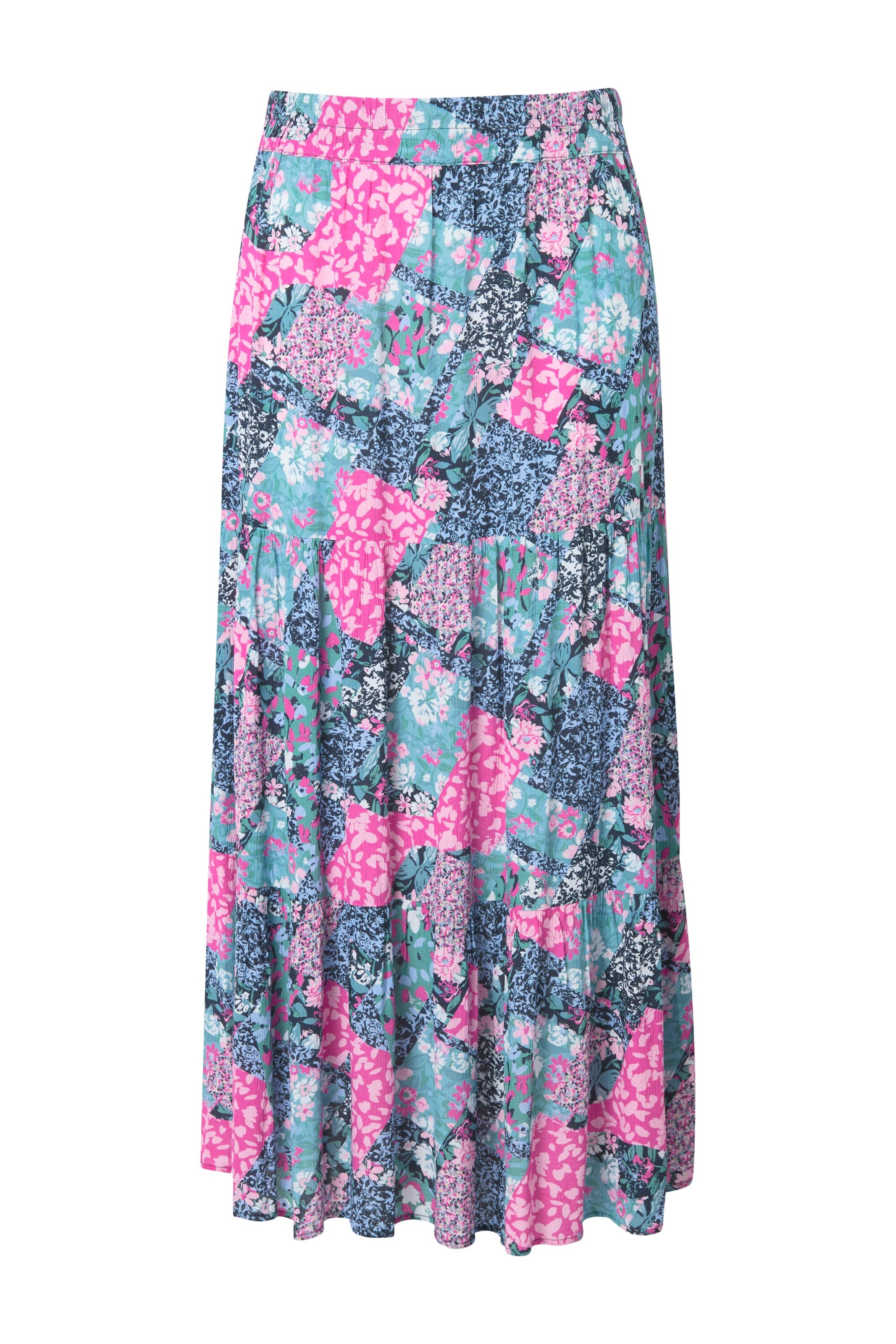 Ulla Popken Rock in Blau: Vorderseite