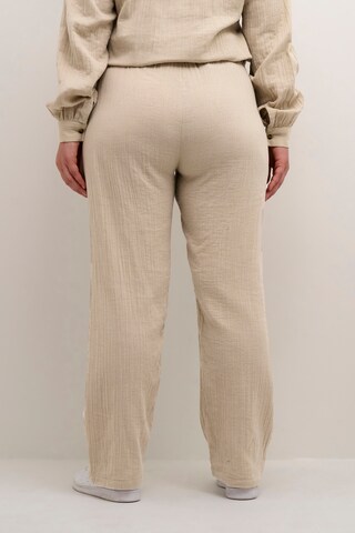 KAFFE CURVE Loosefit Broek 'Hella' in Beige