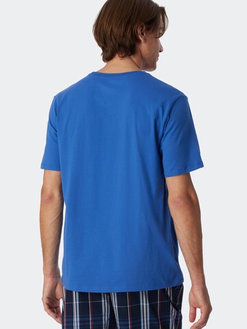 SCHIESSER T-Shirt 'Mix & Relax' in Blau