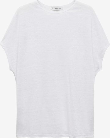 MANGO T-shirt 'LINT' i vit: framsida