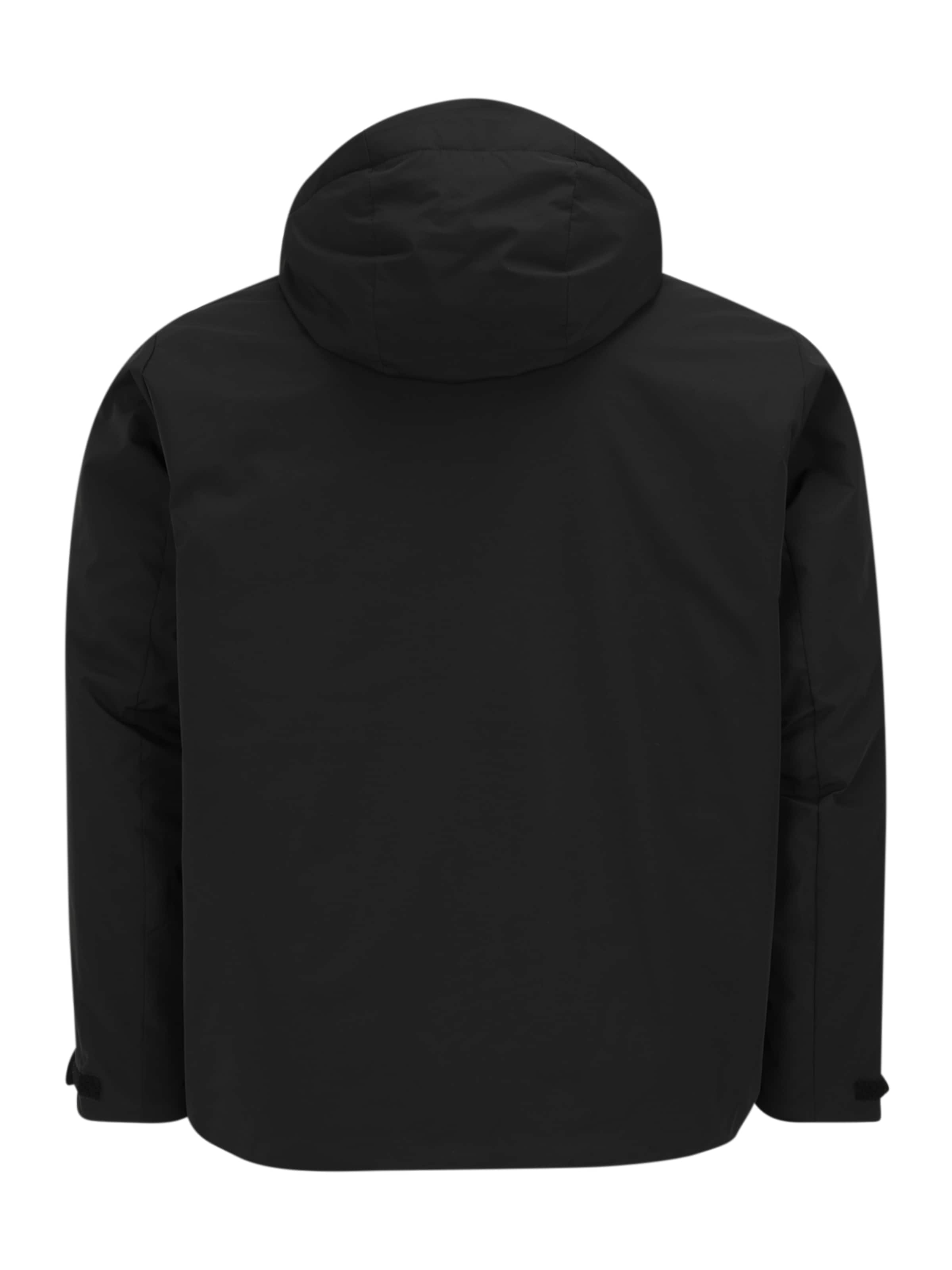 Veste mi-saison 'JJEBRANDON' Jack & Jones Plus en noir