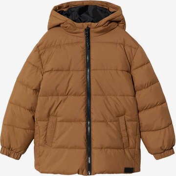 MANGO KIDS Jacke 'America3' in Braun: predná strana