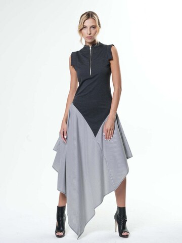 Robe Metamorphoza en gris : devant