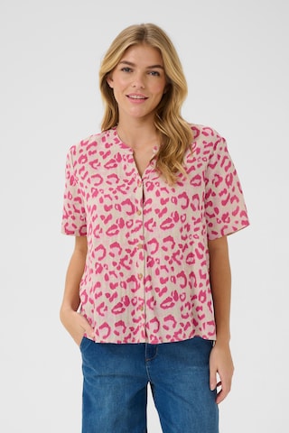 Cream Blouse 'CRBellis' in Roze: voorkant
