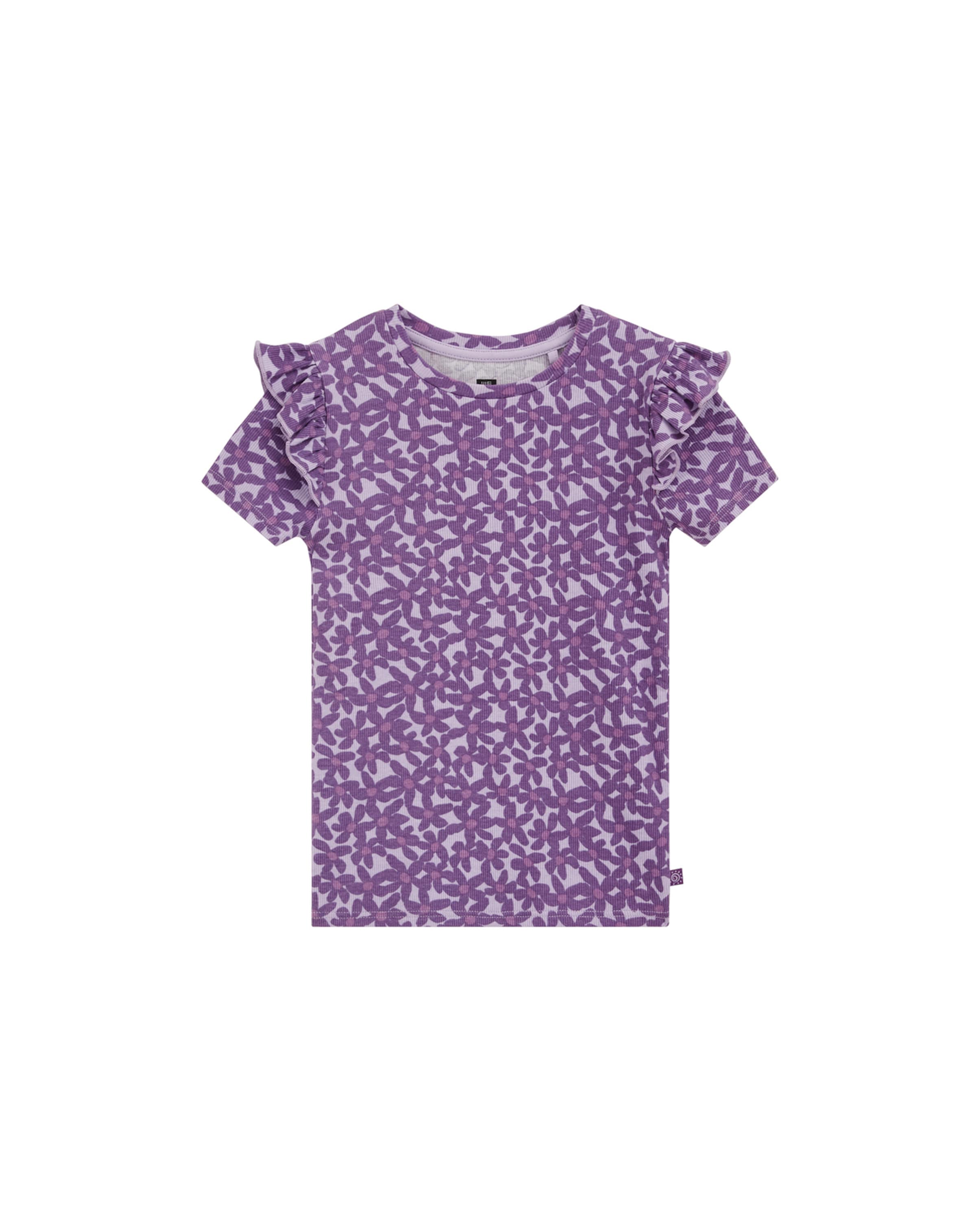 T-Shirt WE Fashion en violet : devant