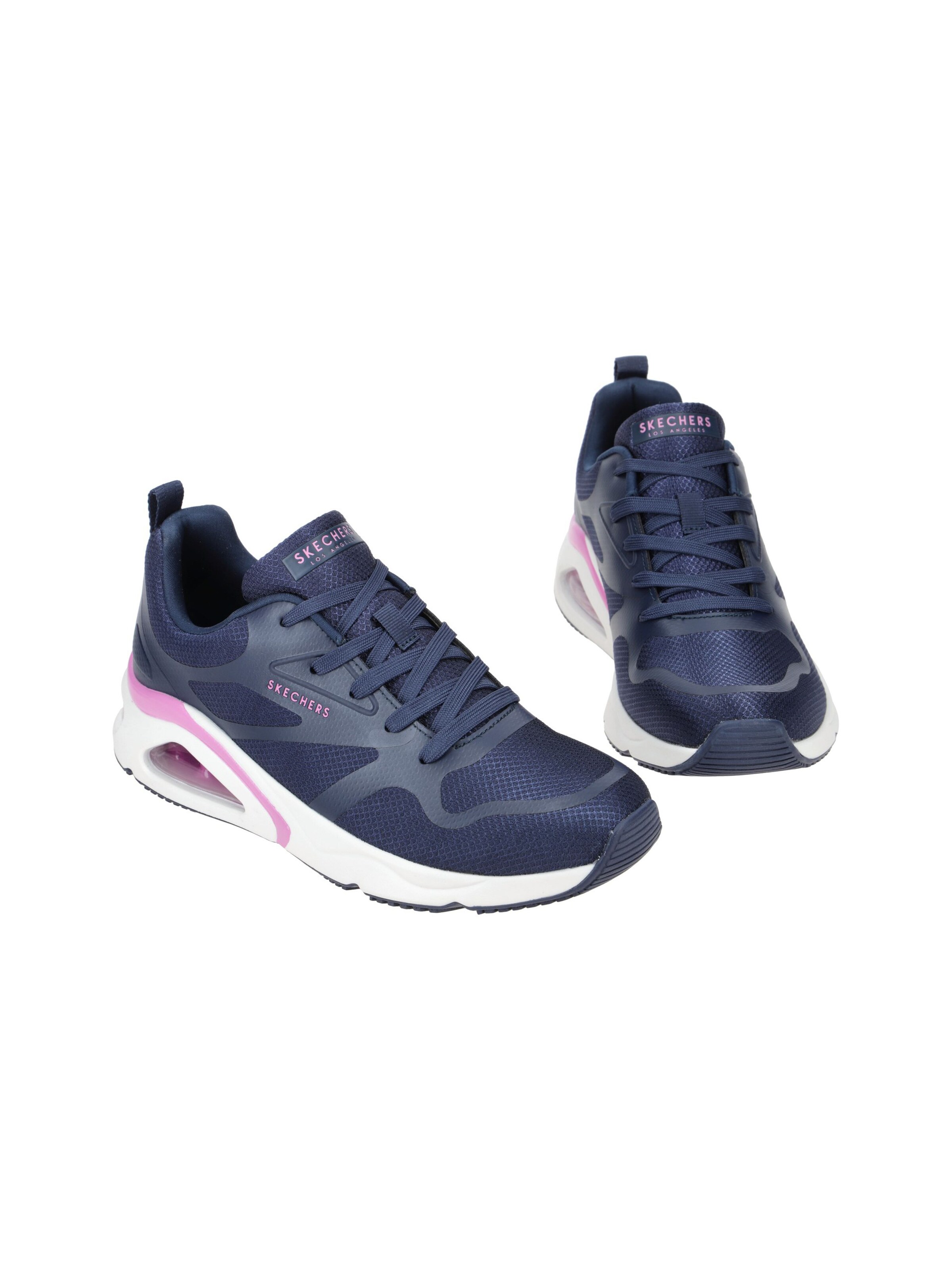 SKECHERS Schnürschuh 'Skechers UNO Schuhe blau weiß Sneakers 177420'‌‌ in Blau