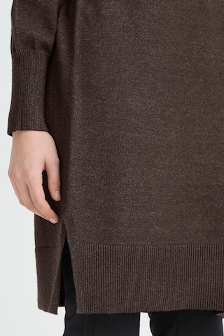 Pulz Knit dress 'PZSteffi' in Brown