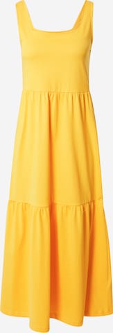 Urban Classics - Vestido de verão em amarelo: frente