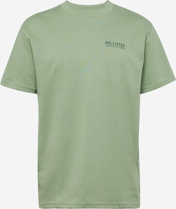 HOLLISTER T-shirt 'MAR4' i grön: framsida