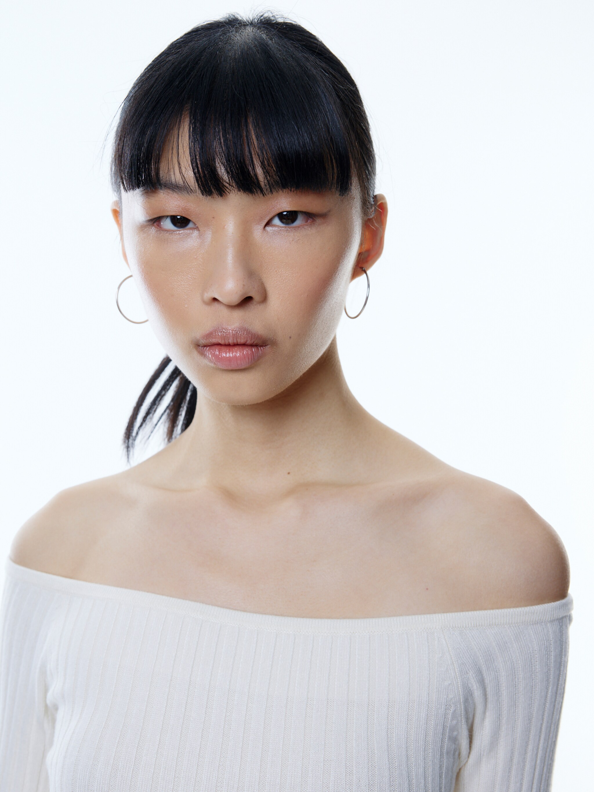 EDITED Producten Gebreide jurk 'Stefanie' Beige