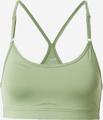 Casall - Bustier Sujetador deportivo en verde: frente