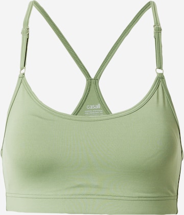 Bustier Soutien-gorge de sport Casall en vert : devant