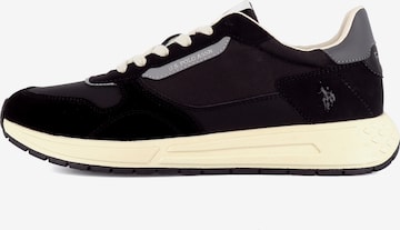 US POLO ASSN. - Sapatilhas baixas ' SENEKA ' em preto: frente