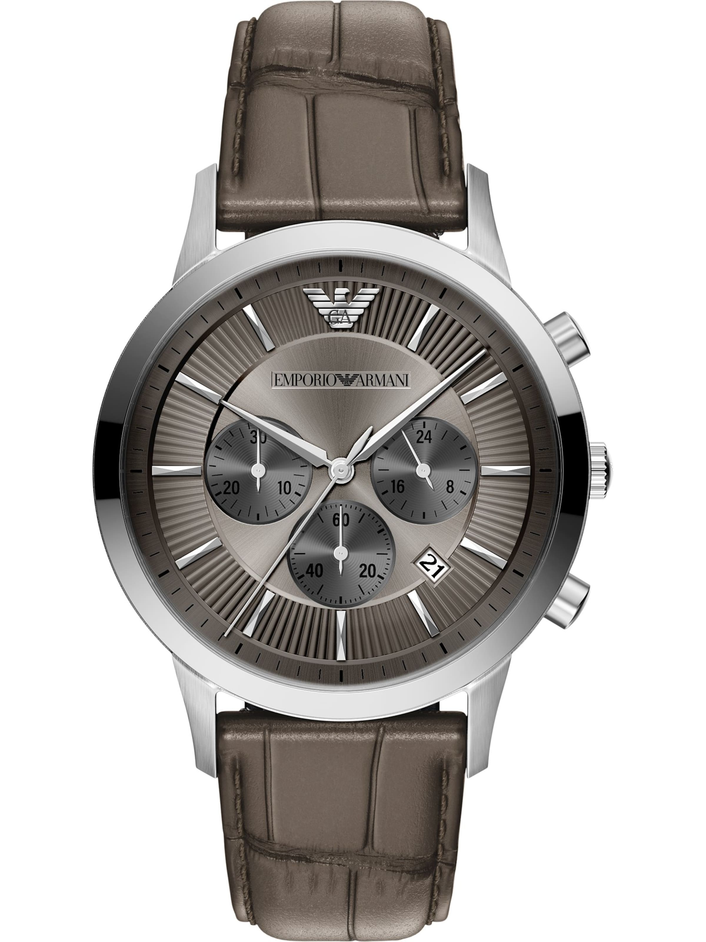 Emporio Armani Uhr 'Archetipo' in Grau: Vorderseite