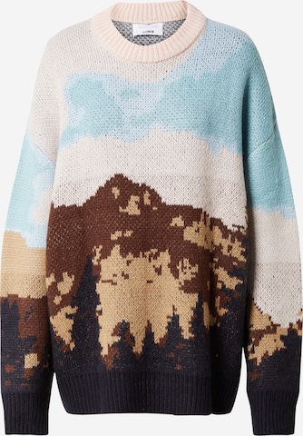 florence by mills exclusive for ABOUT YOU - Pullover 'Tiger Eye' em mistura de cores: frente