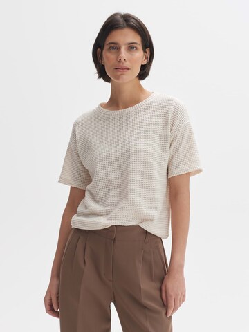 OPUS Sweatshirt 'Gizapi' in Beige: Vorderseite