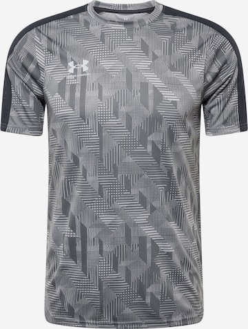 UNDER ARMOUR Functioneel shirt 'Challenger' in Grijs: voorkant