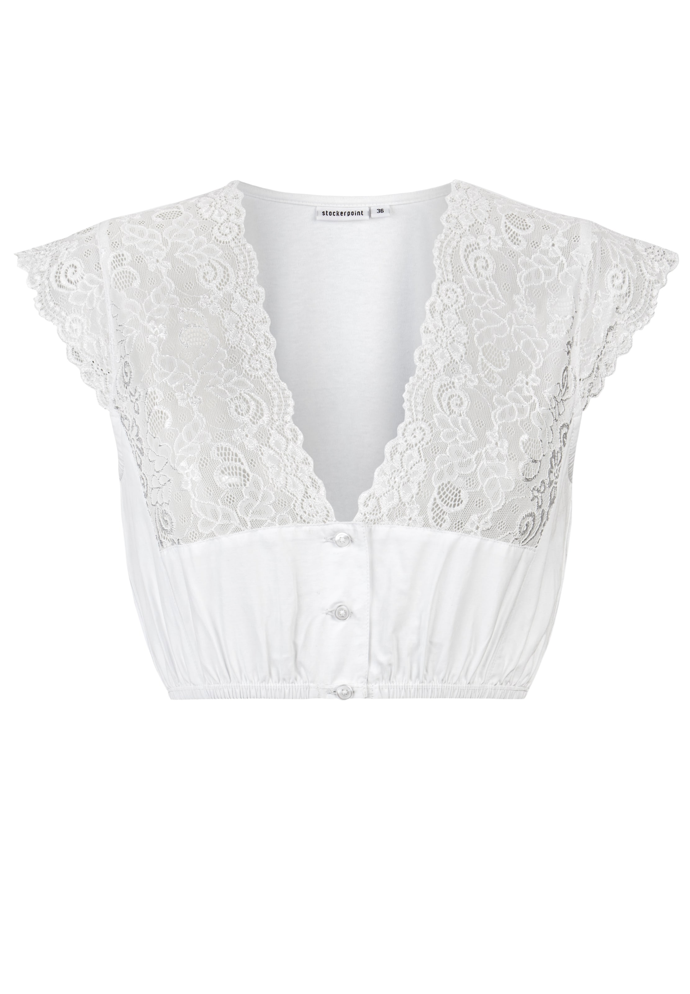 STOCKERPOINT Traditional blouse 'Aveline' in White: front