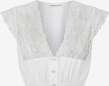 STOCKERPOINT Klederdracht blouse 'Aveline' in Wit: voorkant