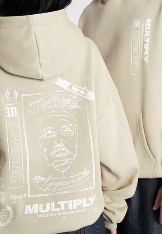 Multiply Apparel Μπλούζα φούτερ 'Wanted' σε μπεζ
